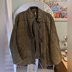 Free people dolman quilted jacket
